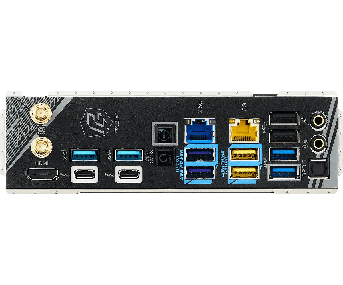 ASRock PHANTOM GAMING Z890 Nova WiFi LGA1851 Socket Gaming Motherboard - Vektra Computers LLC ASRock PHANTOM GAMING Z890 Nova WiFi LGA1851 Socket Gaming Motherboard - Vektra Computers LLC